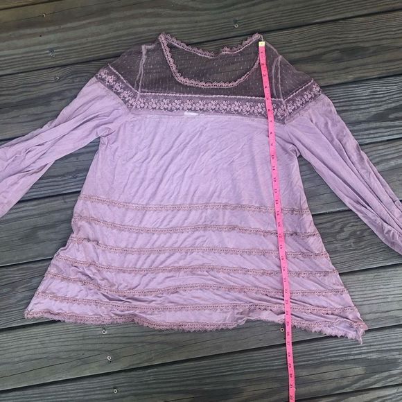Fashion Apparel 🐾 NWT Pink Longsleeve Blouse Size Small / Medium - Picture 10 of 10